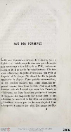 Rue des Tombeaux