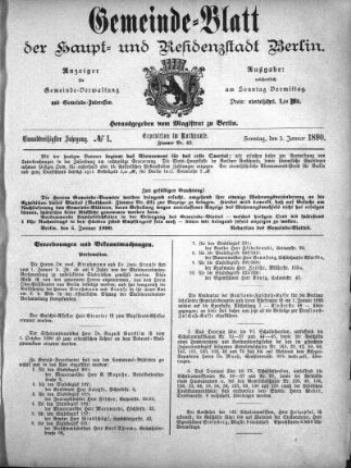 1890,1: No. 1, 5. Januar 1890