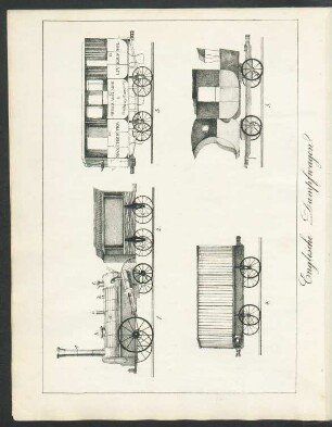 Tafel: Englische Dampfwagen.