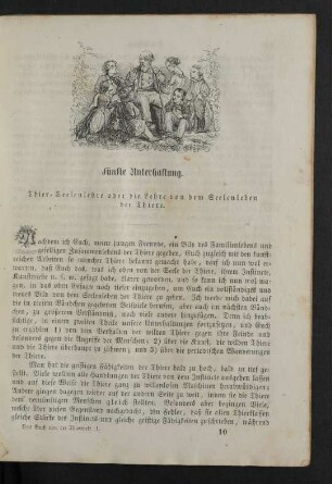 Fünfte Unterhaltung. Thier-Seelenlehre oder [...]