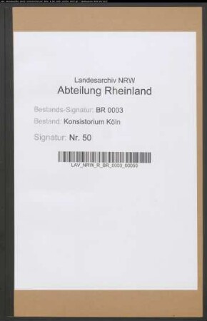 Vermächtnisse an Kirchen. Generalia