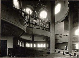 Fischer, Theodor; Ulm; Garnisonkirche (Pauluskirche) - Innenansicht