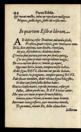 In quartum Esdrae librum.