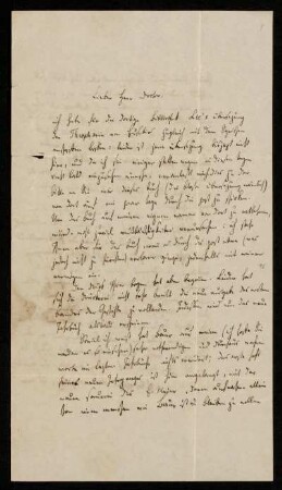 Nr. 9: Brief von Heinrich Ewald an August Dillmann, Göttingen, 24.1.1851