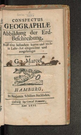 Conspectus Geographiae. Abbildung der Erd-Beschreibung