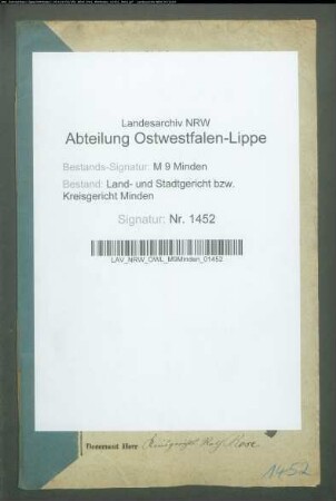 Sonstige: Meinert, Hermann: