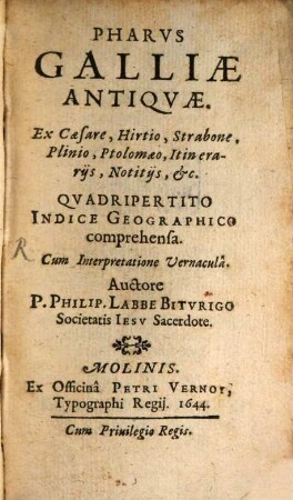 Pharus Galliae antiquae