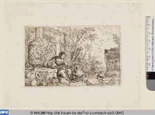 Weibliche Allegorie der Melancholie