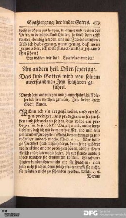 XXVIII. Am andern heil. Oster-feyertage.