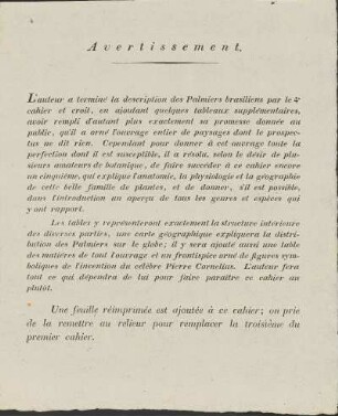Avertissement