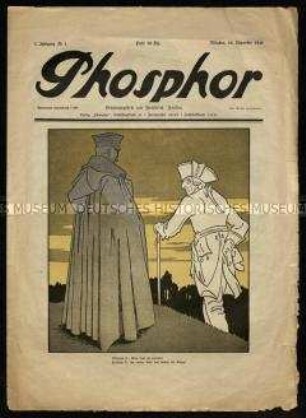 Satirezeitschrift. 1. Jahrgang 1918/19