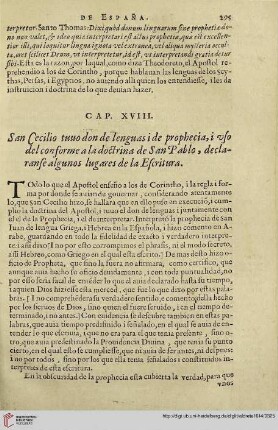 Cap. XVIII