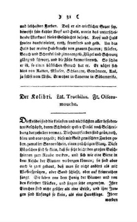 ¬Der¬ Kolibri