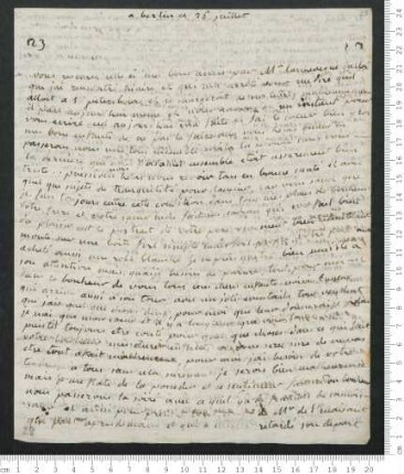 Brief von Marie-Anne Chamisso <Comtesse de> an Hippolyte de Chamisso und Charles de Chamisso
