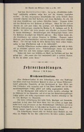 9-21, Lehrverhandlungen