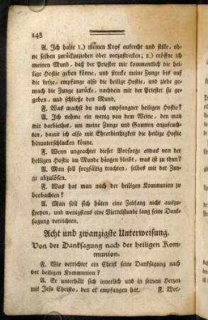 148-186, Vierter Artikel: 28. Unterweisung - 35. Unterweisung