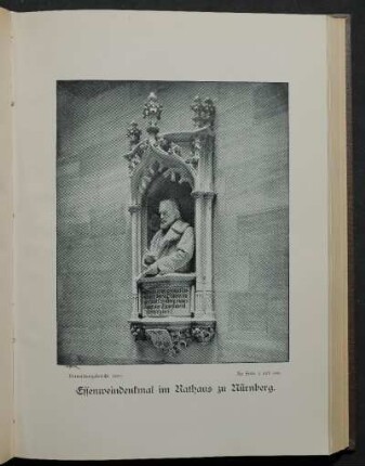 33) Essenweindenkmal im Rathaus zu Nürnberg.