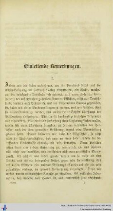 Einleitende Bemerkungen