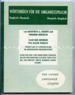 Sprachkurs "Living English", Wörterbuch
