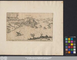 Conterfactvr Der Stadt Vnd Vöstvng Griechisch Weissenbvrg, Vom Tvrcke[n] eingenom[m]en. An[n]o. 1521