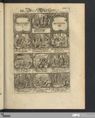 Des ersten Tausends nach Christi Geburth Drittes Jahr-Hundert der MAERTYRER.