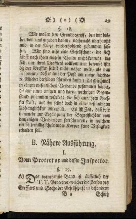 B. Nähere Ausführung.