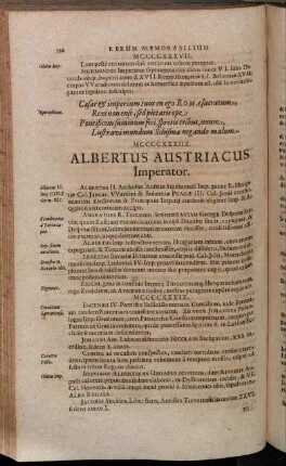 Albertus Austriacus Imperator.