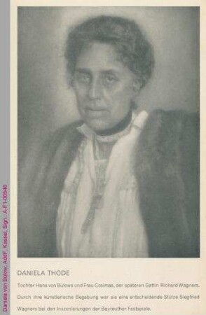 Porträt von Daniela von Bülow