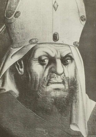 Die Flügel des Wurzacher Altars : Kopf des Hohepriesters