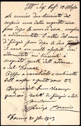 [Letter to Angelo Mosso]