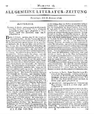 Stricker, J. H.: Anweisung in den Anfangsgründen der Rechenkunst. Frankfurt am Main: Andreä 1797