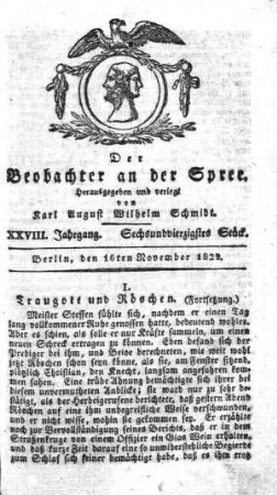 46. Stueck, 16. November 1829