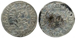 1/16 Taler (Doppelschilling), Herzoglich-Schleswig-Holstein- Gottorpische Linie, Johann Adolf (1590 - 1616)
