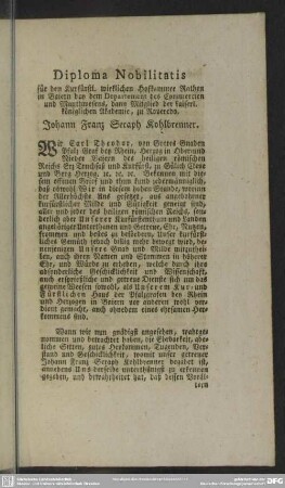 Diploma Nobilitatis
