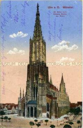 Ansicht des Ulmer Münsters