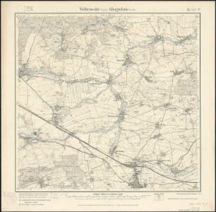 Meßtischblatt 15.(3683) : Wellerswalde (Sächs.) - Klingenhain (Preuß), 1911 : Wellerswalde (Sächs.) - Klingenhain (Preuß). - Aufgen. 1904, hrsg. 1906, einz. Nachtr. 1911. - 1:25000. - Leipzig, 1911. - 1 Kt.