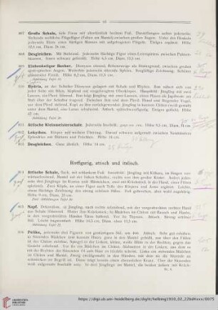 Rotfigurig, attisch und italisch (Nr. 814-849)