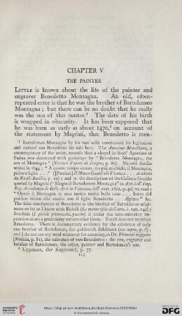 Chapter V: The painter