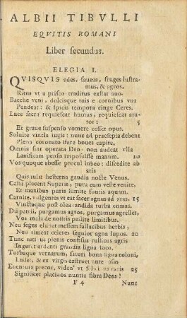 Liber secundus