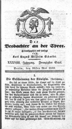 20. Stueck, 29. Mai 1839