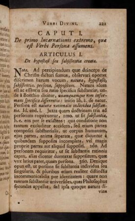 221-226, Articulus I