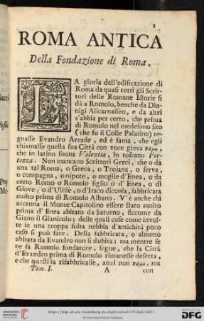 Della Fondazione di Roma