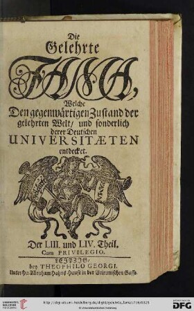 Der LIII. und LIV. Theil