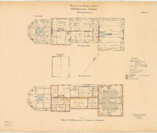 Pathologisches Institut der Charité zu Berlin: Blatt 14, Obduktionshaus, 2. Stockwerk, Dachgeschoß