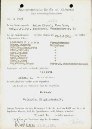 Kiesel, Luise