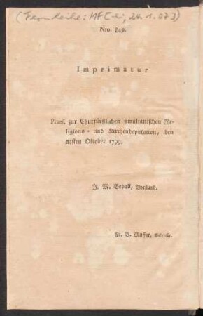 Imprimatur