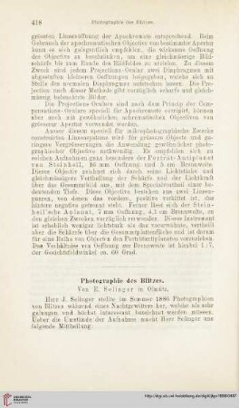 2: Photographie des Blitzes