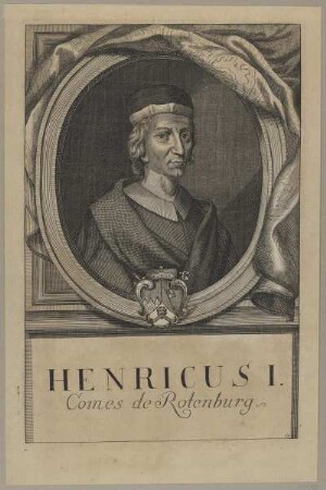 Bildnis des Henricus I. de Rotenburg