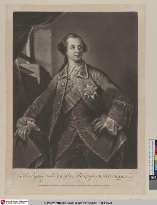 The Right Noble Charles Marquis of Rockingham, &c. &c.