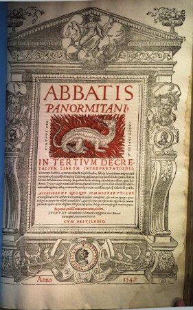 Abbatis Panormitani in tertium decretalium librum interpretationes ...